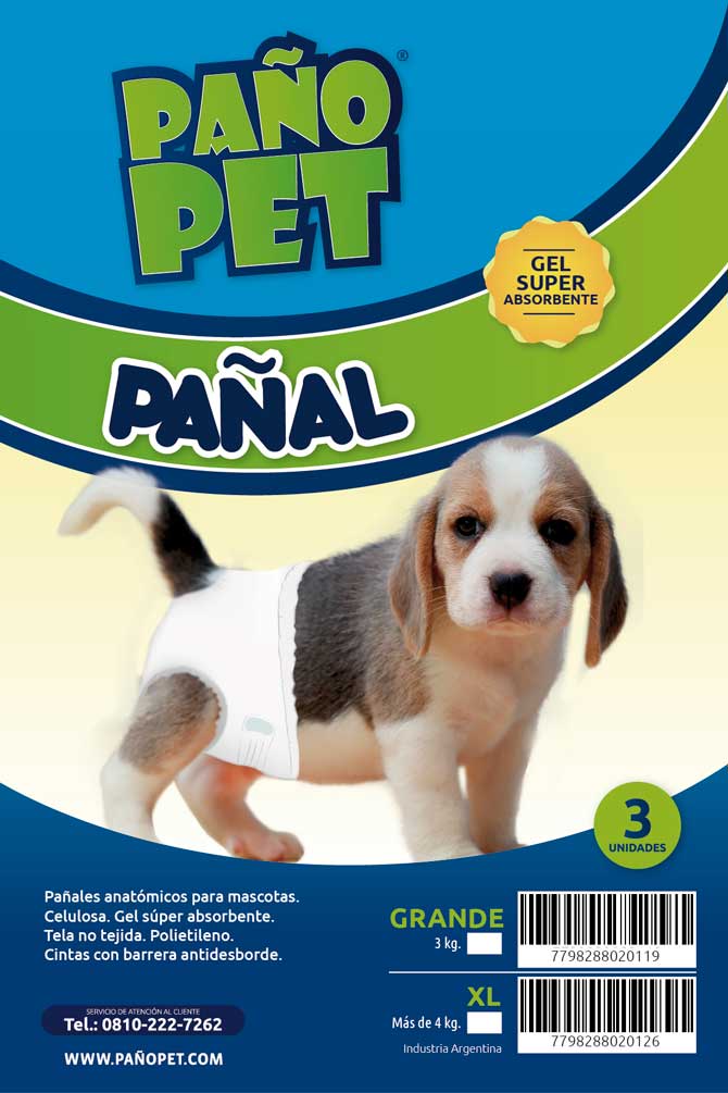 Pañal para perros: protección y comodidad. Paño Pet® Gel Max